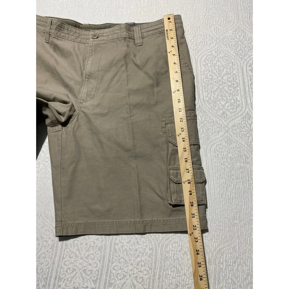 RedHead Mens 44 The Original Trail Head Cargo Shorts‎ Khaki Tan Cotton 6-Pocket